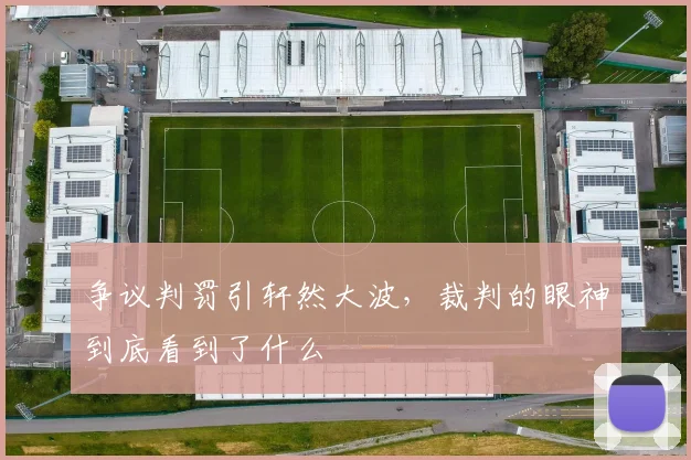 争议判罚引轩然大波,裁判的眼神到底看到了什么